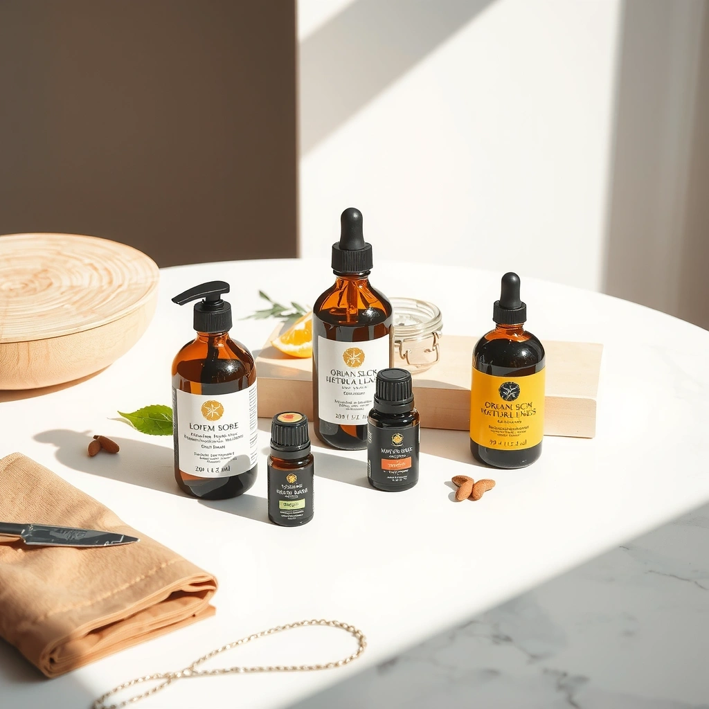 Premium natural wellness products collection